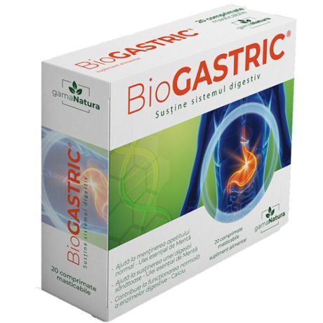 BioGASTRIC, 20 comprimate, gamaNatura